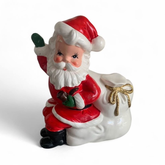 Vintage Relpo Santa Planter - Picture 1 of 1